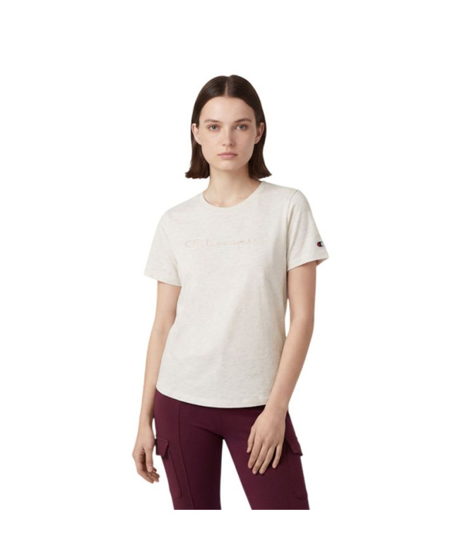 Camiseta Champion Ss Mujer Gris