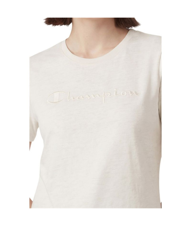 Camiseta Champion Ss Mujer Gris