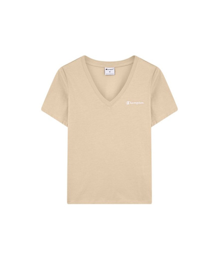 Camiseta Champion Ss Mujer Marrón