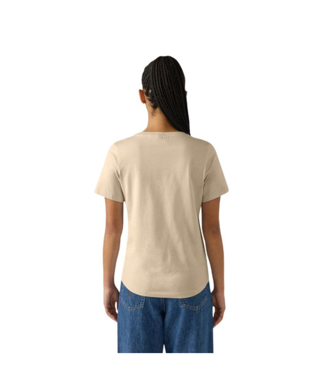 Camiseta Champion Ss Mujer Marrón