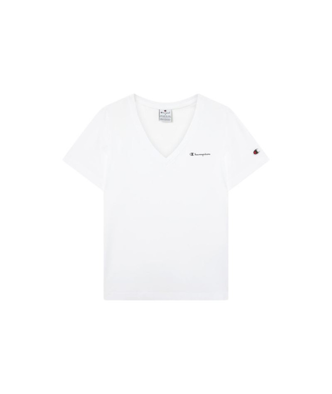 Camiseta Champion Icons Contrast Mujer Blanco