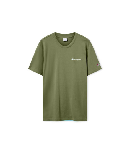 Camiseta Champion Ss Tee Hombre Verde