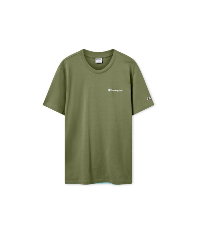 Camiseta Champion Ss Tee Hombre Verde