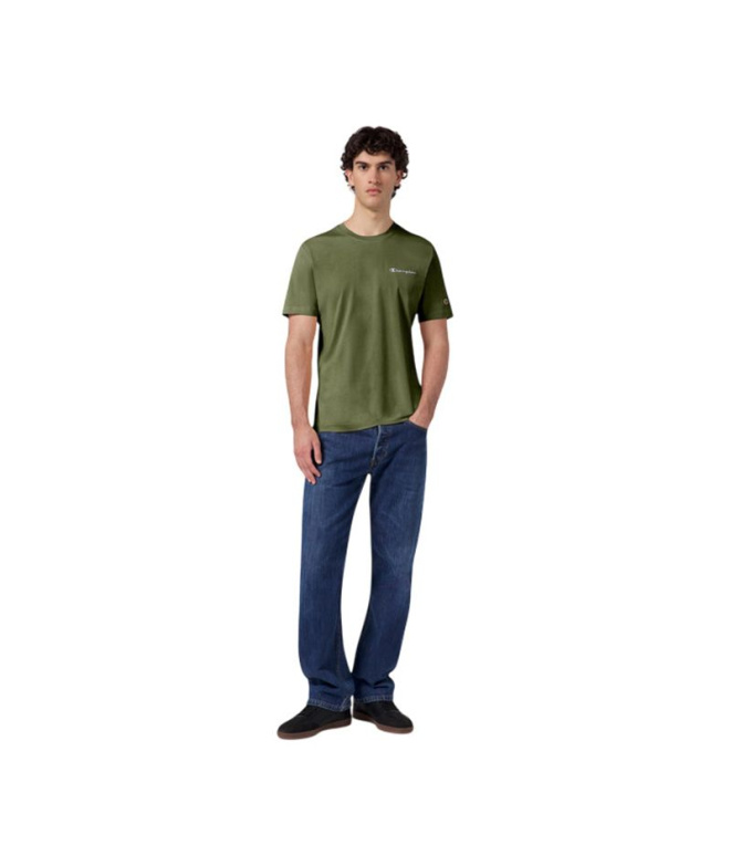 Camiseta Champion SS Tee Homem Verde