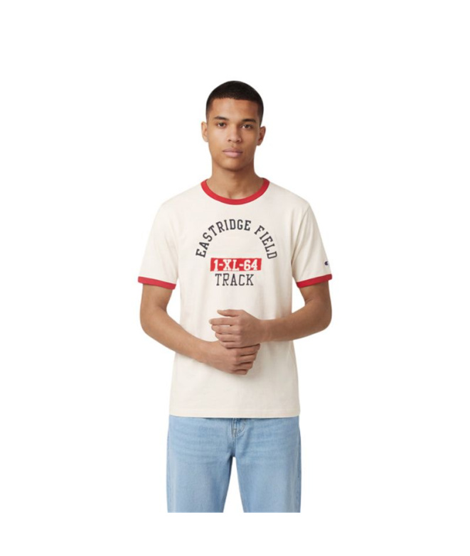T-shirt jaune Champion Ringer Homme