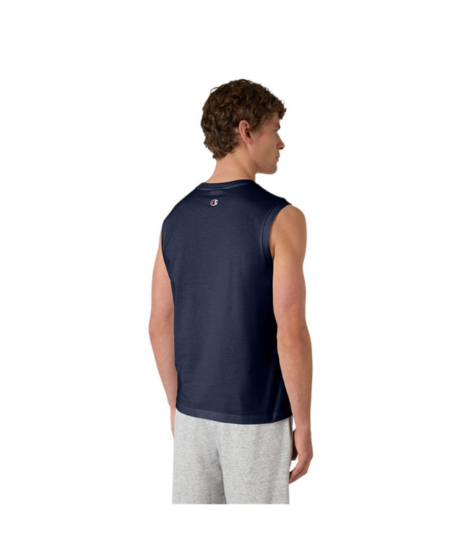 Camiseta Champion Sl Tee Hombre Azul