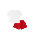 Conjunto Jordan Jdb Mj Stretch Hbr Flc S Niño Rojo