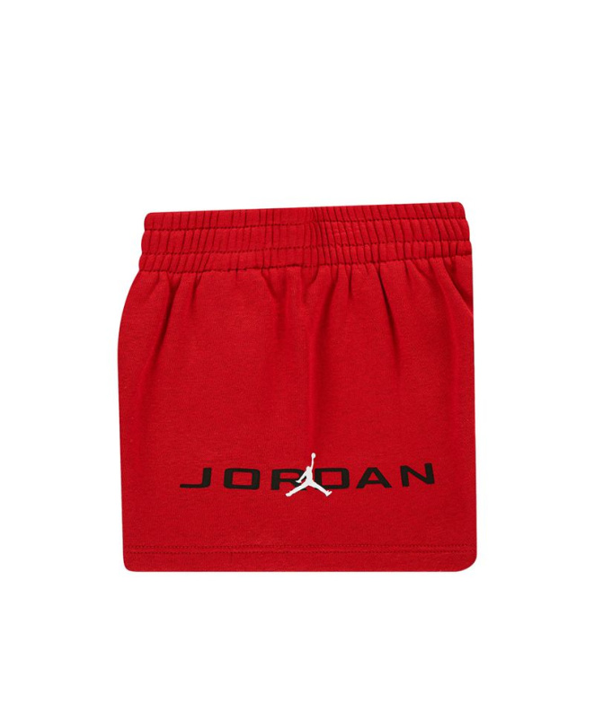 Conjunto Jordan Jdb Mj Stretch Hbr Flc S Niño Rojo