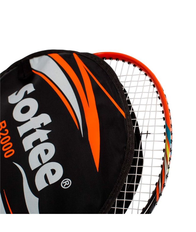 Raqueta de Badminton Softee B2000 Naranja