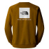 Moletom Homem The North Face Raglan Box Nse Crew verde musgo para Montanha