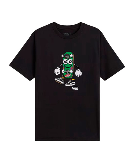 Camiseta Vans Lil Roller Black Niño