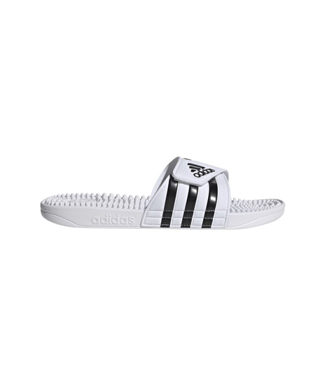 Tongs blanches adidas Adissage