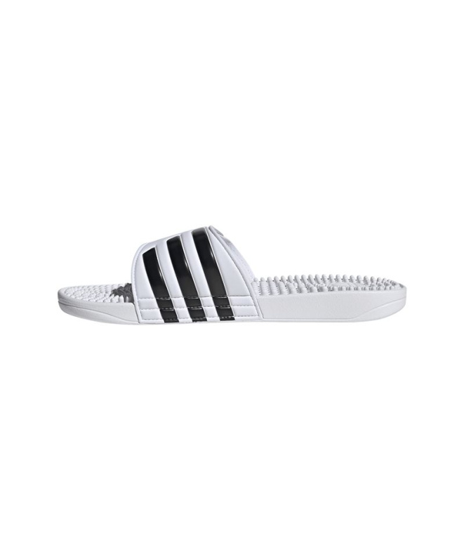 Tongs blanches adidas Adissage