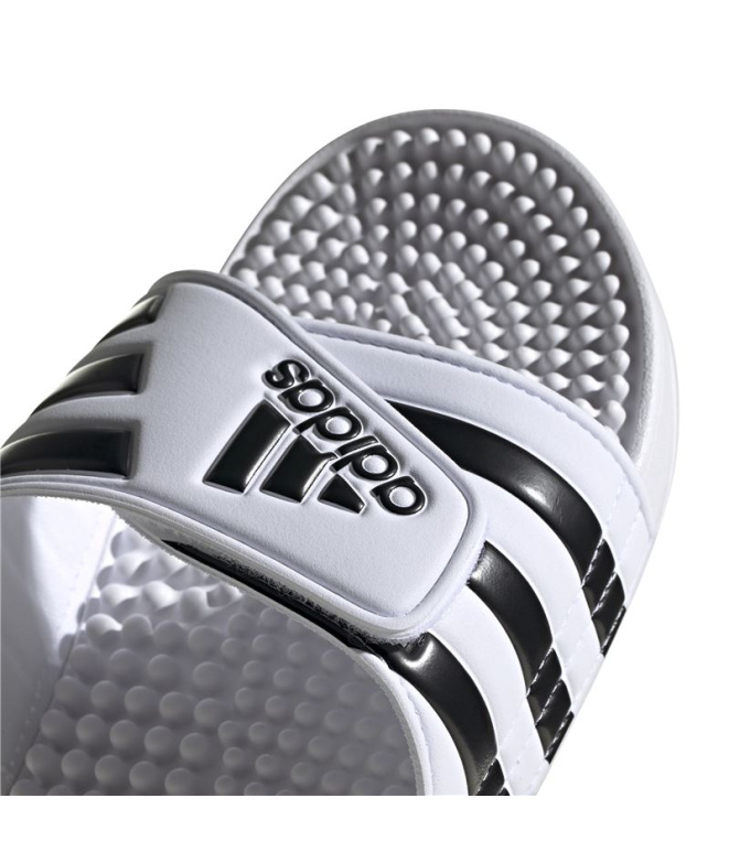 Tongs blanches adidas Adissage