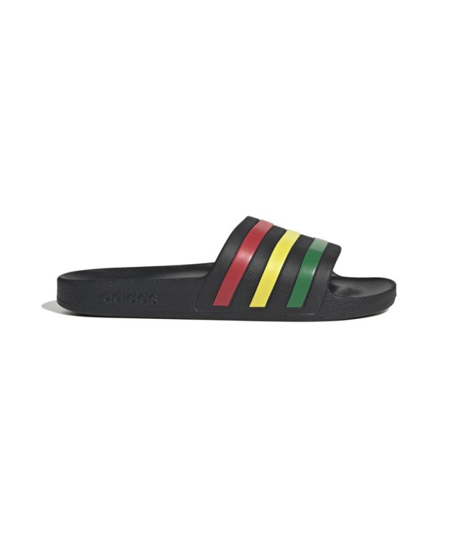 Chinelos adidas Adilette Aqua Preto/Verde/Bordô