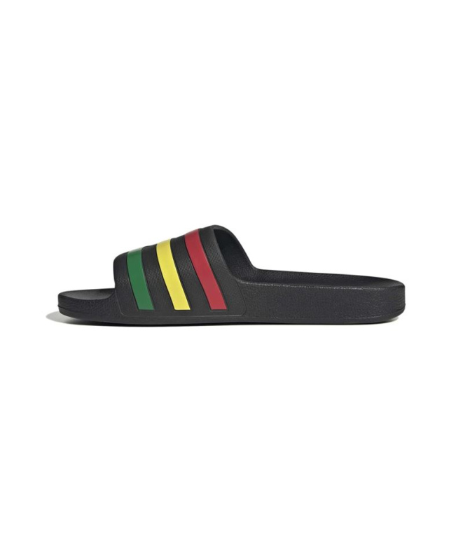 Chinelos adidas Adilette Aqua Preto/Verde/Bordô