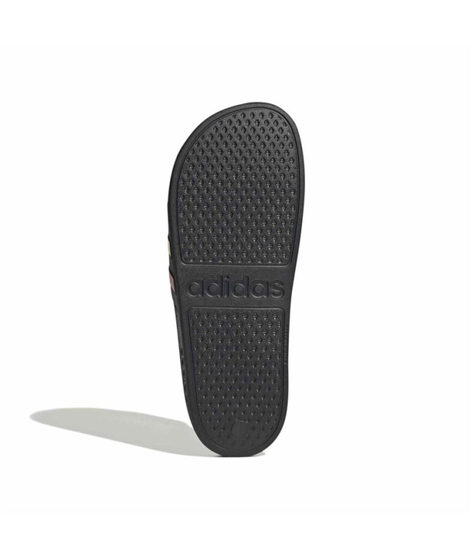 Tongs adidas Adilette Aqua Noir/Vert/Bordeaux