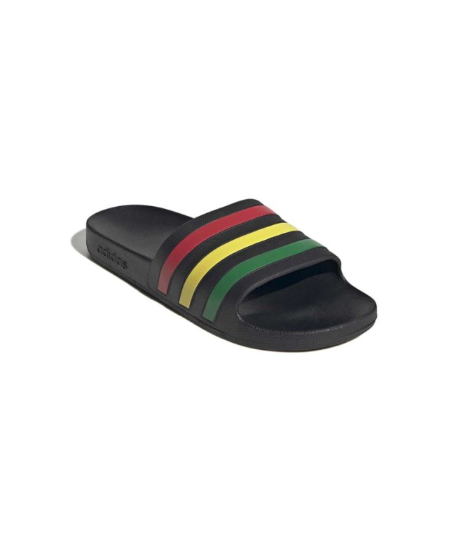 Chinelos adidas Adilette Aqua Preto/Verde/Bordô