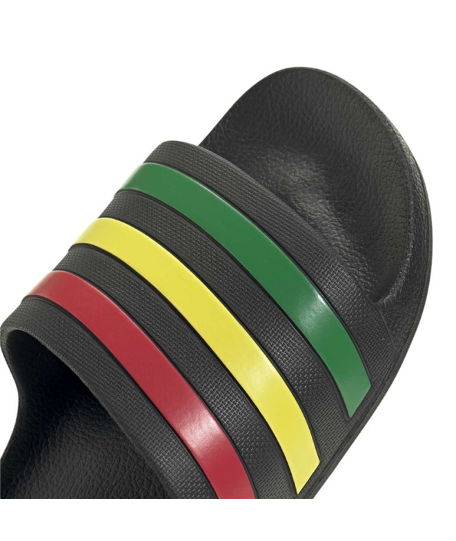 Tongs adidas Adilette Aqua Noir/Vert/Bordeaux