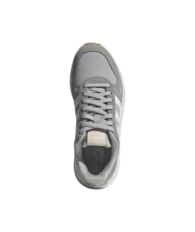 Chaussures grises adidas Run 84 Femme