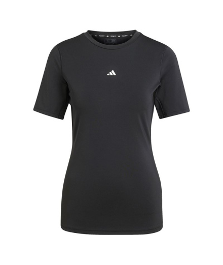 Camiseta Fitness Mulher adidas Techfit preta