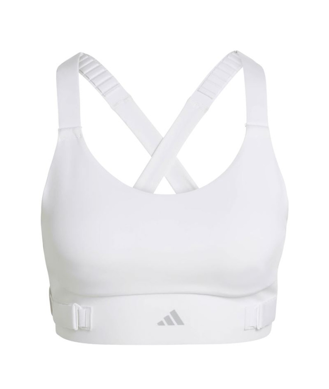 Brassiere de sport Fitness adidas L HS Femme blanc