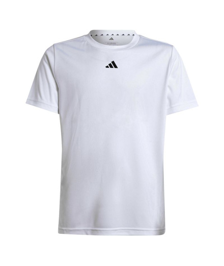 Camiseta Infantil adidas Tr-Es Fitness branca/preta