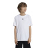Camiseta de Fitness adidas Tr-Es Infantil Blanco/Negro