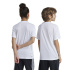Camiseta de Fitness adidas Tr-Es Infantil Blanco/Negro