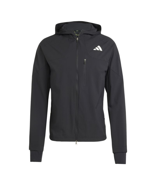 Veste Running adidas Adizero Homme noire.