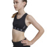 Sutiã esportivo Fitness adidas Power TF para Menina , nas cores preto, carbono e branco.