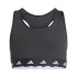 Brassiere de sport Fitness adidas Power TF Fille , noir/carbone/blanc