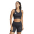 Sutiã esportivo Fitness adidas Power TF para Menina , nas cores preto, carbono e branco.