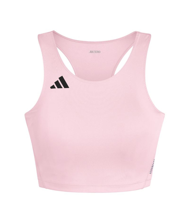 Camiseta cropped Running adidas Adizero E...