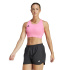 Camiseta cropped Running adidas Adizero E Mulher rosa