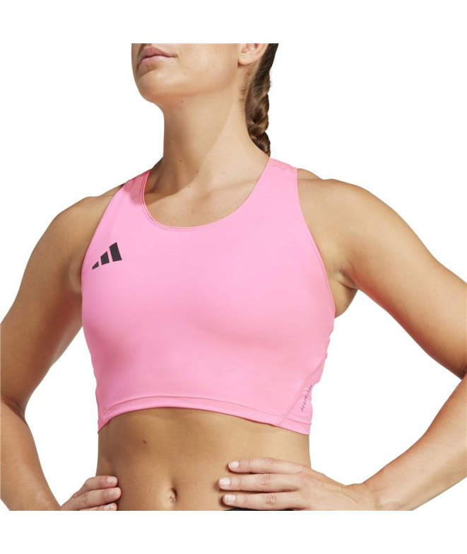 Camiseta cropped Running adidas Adizero E...