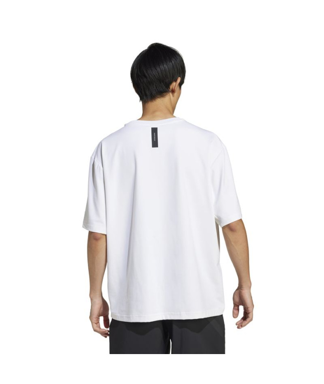 T-shirt blanc adidas ZNE Lo Homme