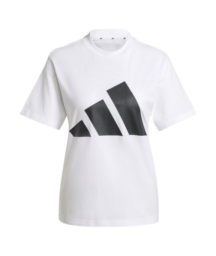 Camiseta Mulher adidas branca/preta