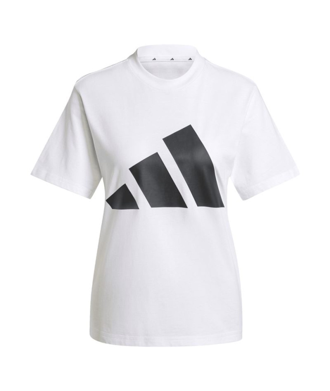 T-shirt adidas blanc/noir Femme