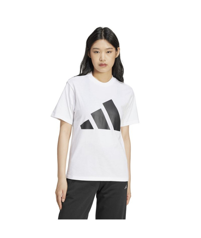 T-shirt adidas blanc/noir Femme