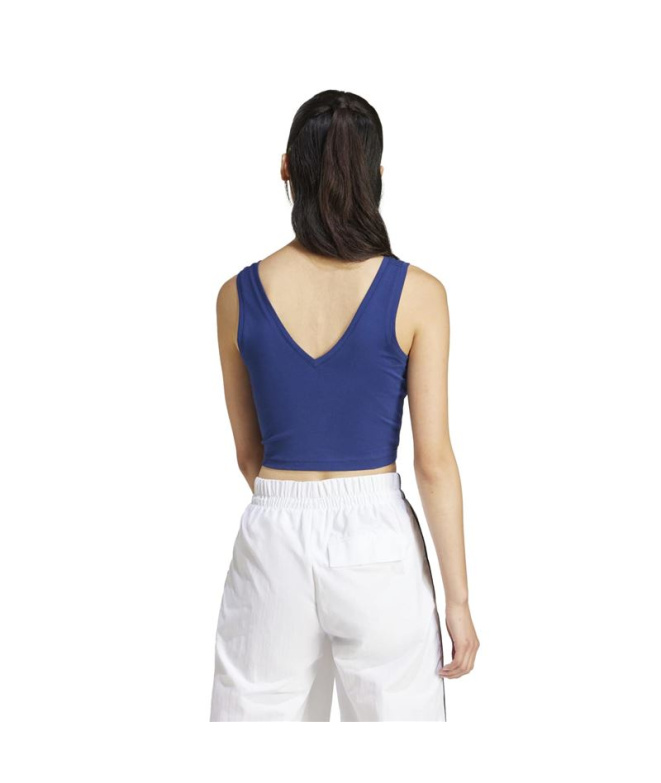 Camiseta Mulher adidas SL SJ TK azul escuro/branca