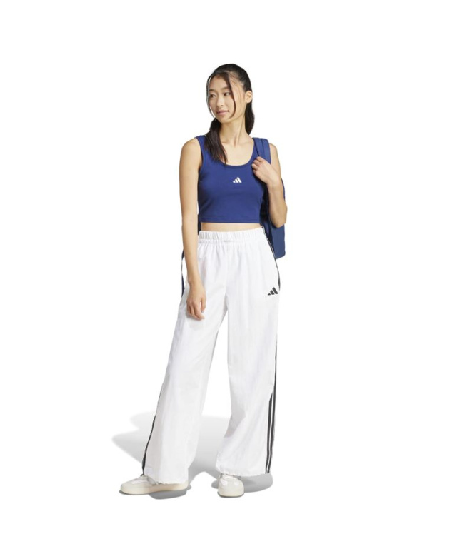 Camiseta Mulher adidas SL SJ TK azul escuro/branca