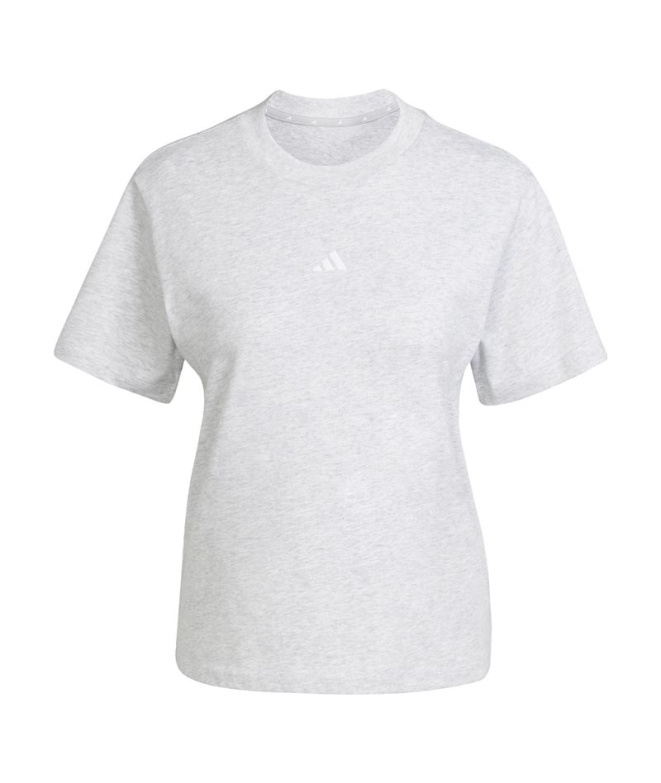 T-shirt Femme adidas SL SJ Gris/Blanc