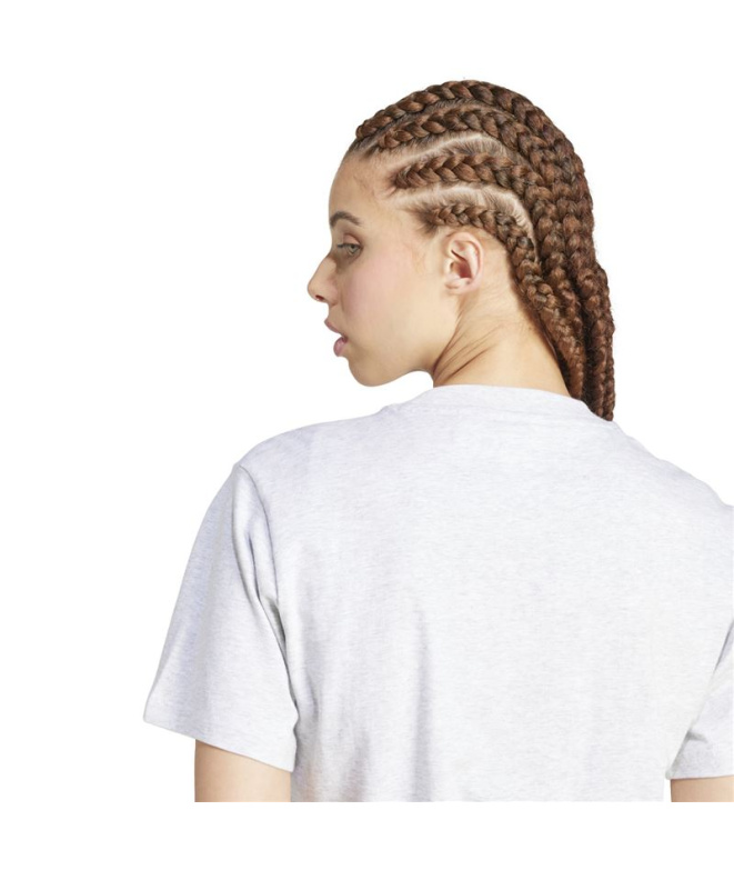 T-shirt Femme adidas SL SJ Gris/Blanc
