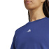 T-shirt Femme adidas SL SJ bleu foncé/blanc