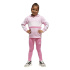 Conjunto de treino adidas tamanho G 3 Bandas Tib Fl St Infantil rosa