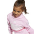 Conjunto de treino adidas tamanho G 3 Bandas Tib Fl St Infantil rosa