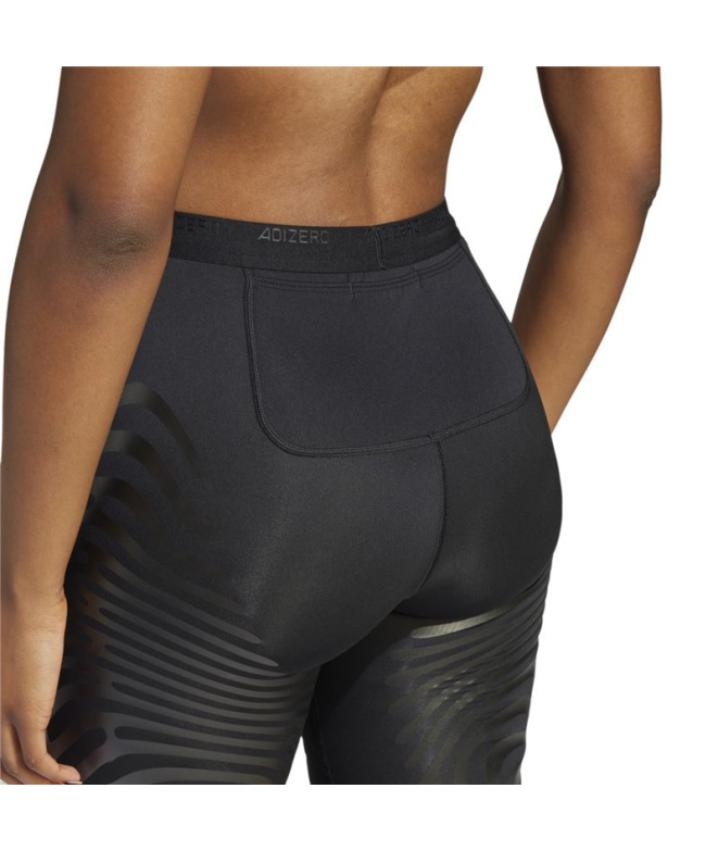 Collants Running adidas Adizero St Femme noir
