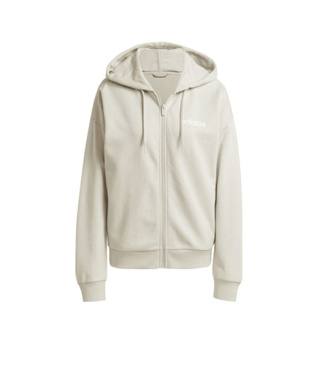 Veste Femme adidas Linear Ft Fz HD bleue/blanche