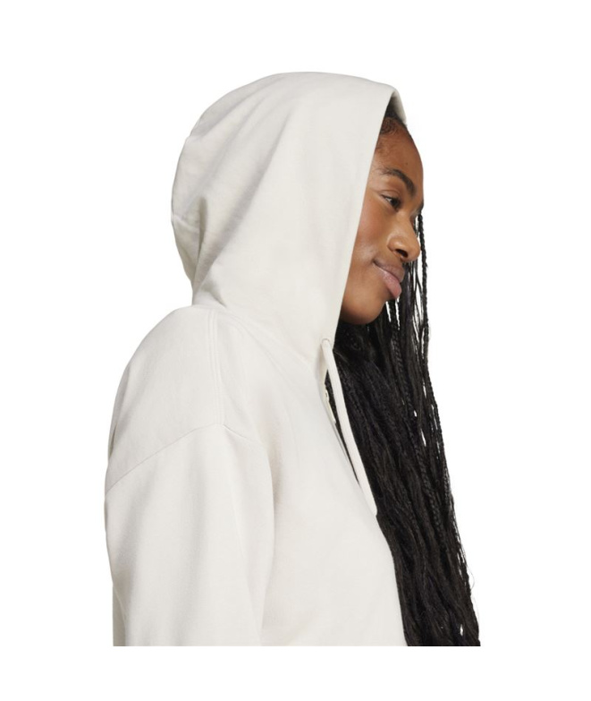 Veste Femme adidas Linear Ft Fz HD bleue/blanche
